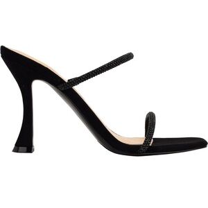 Guess Black Strappy Heels